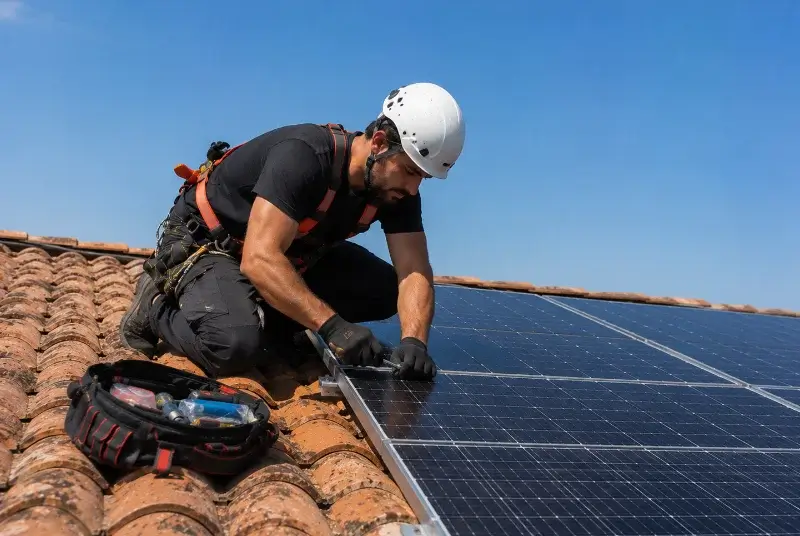 Maintenance et monitoring de panneaux solaires à Saint-Thomas-en-Royans